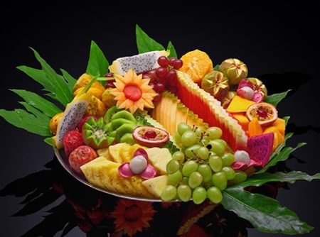מגשי פירות מעוצבים - מגש פירות חתוכים